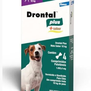 Petisco Drontal Plus + Sabor 10kg (comprimido)