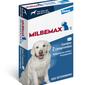 Vermífugo Milbemax - 5 a 25kg (comprimido)