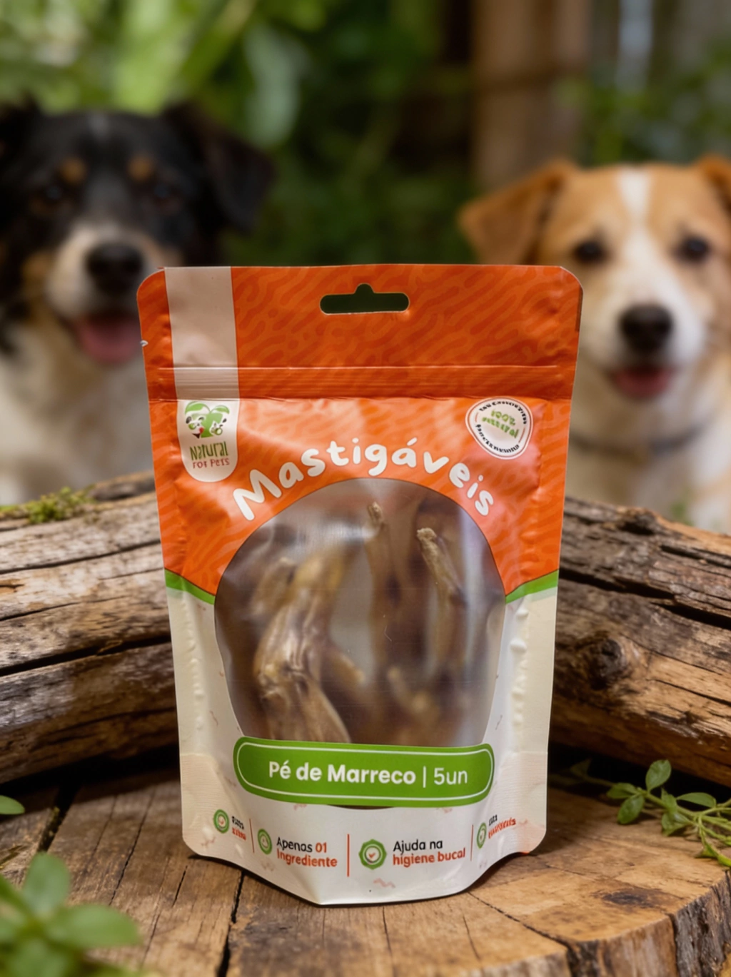 Petisco Natural Desidratado para Cães